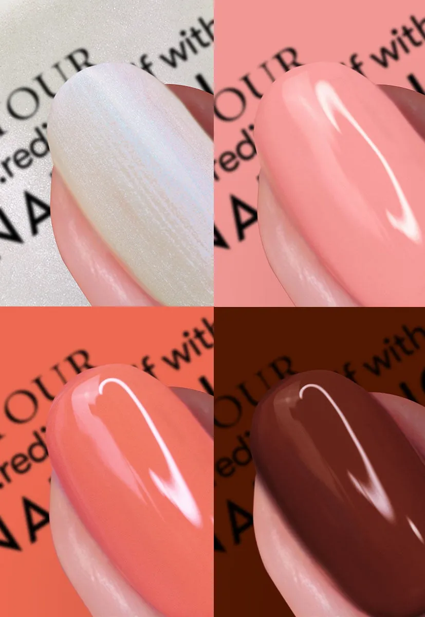Nails Inc London Apricot Crush neglelakk 4-pk krem aprikos