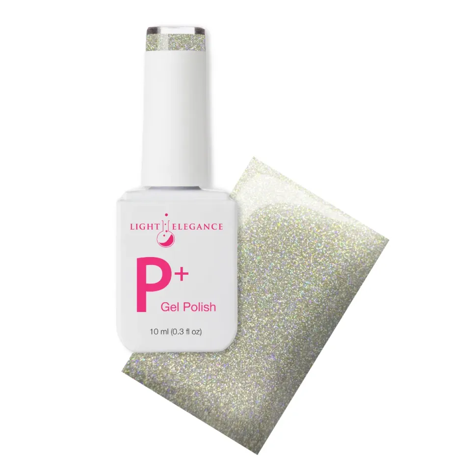 Light Elegance P+ That Never Sleeps neglelakk 10 ml holografisk