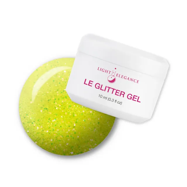 Light Elegance Bad Banana glittergel 10 ml neongul