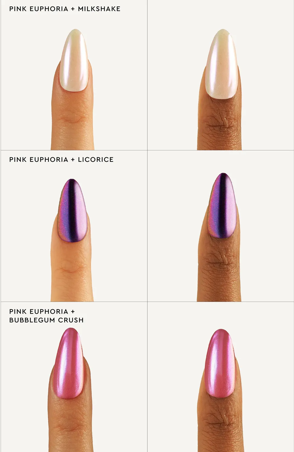 Le Mini Macaron Stardust Pink Euphoria neglepulver 2 ml rosa