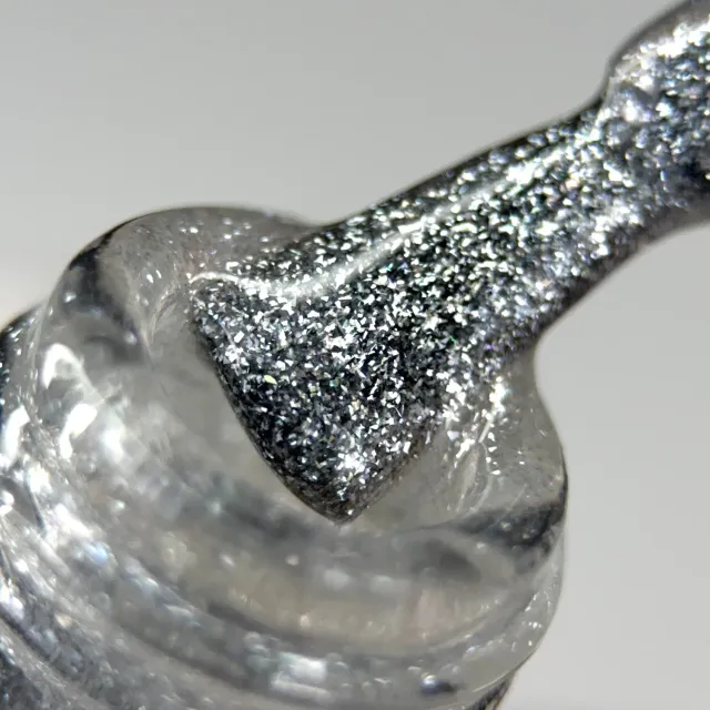 SPARK Glitter Top SILVER toppgel 15 ml TPO-fri