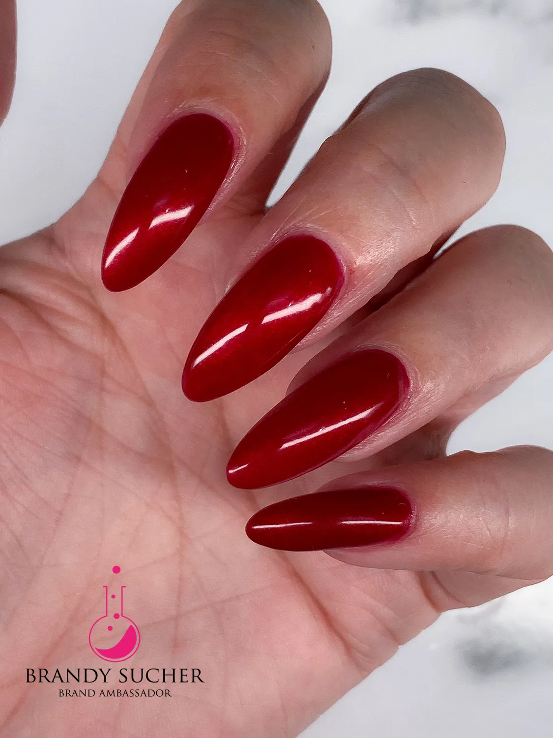 Light Elegance Kiss My Sass ButterCream shimmer rød
