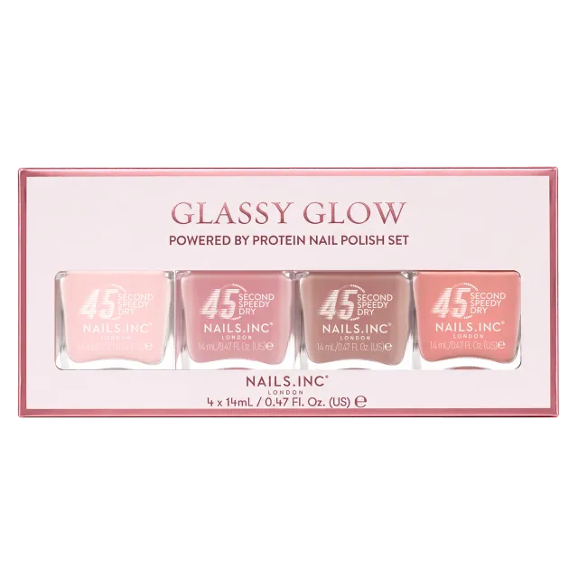 Nails Inc 45 Second Speedy Gloss Glassy Glow neglelakksett