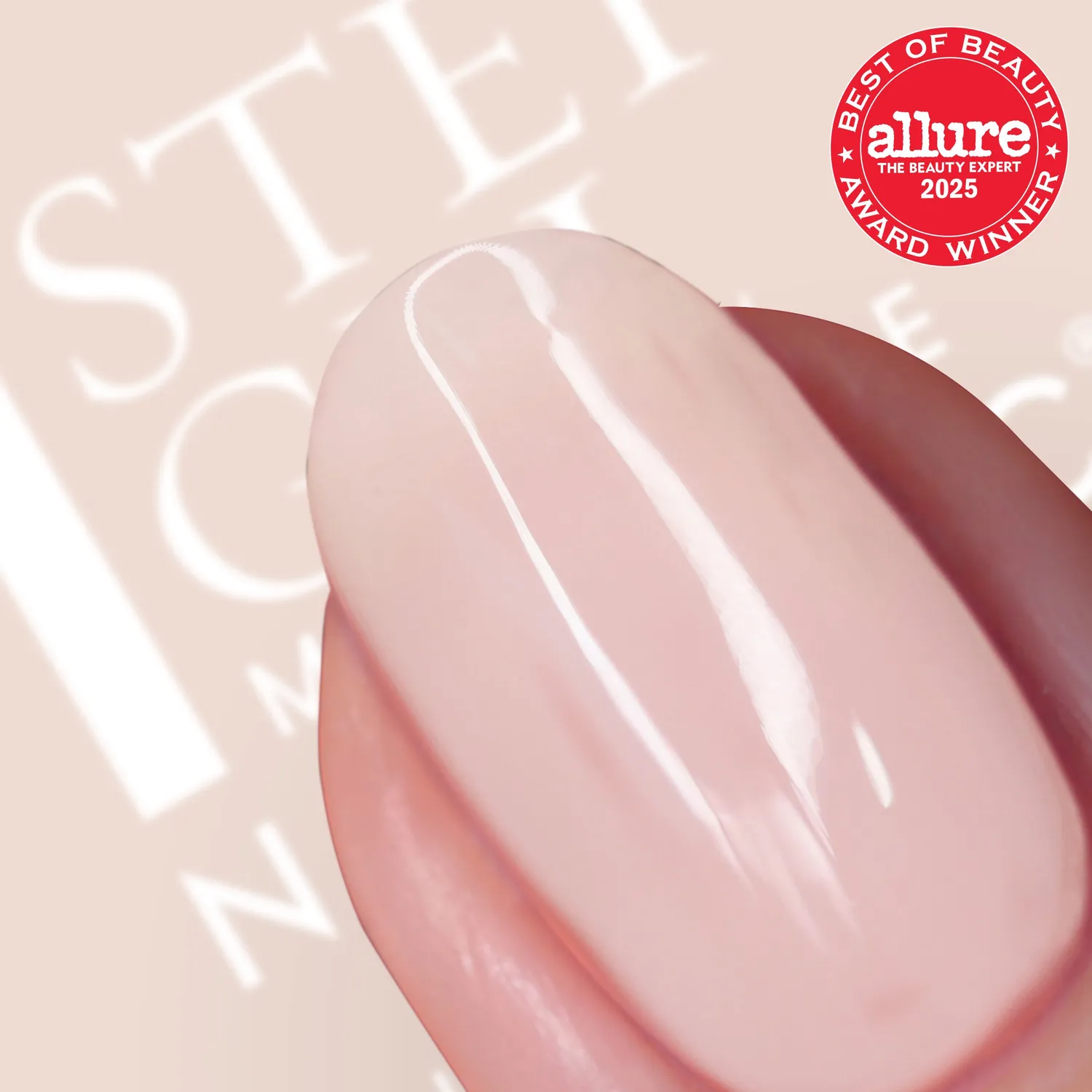Nails Inc Renee 1-Step Gel It's Topless neglelakk rosa krem