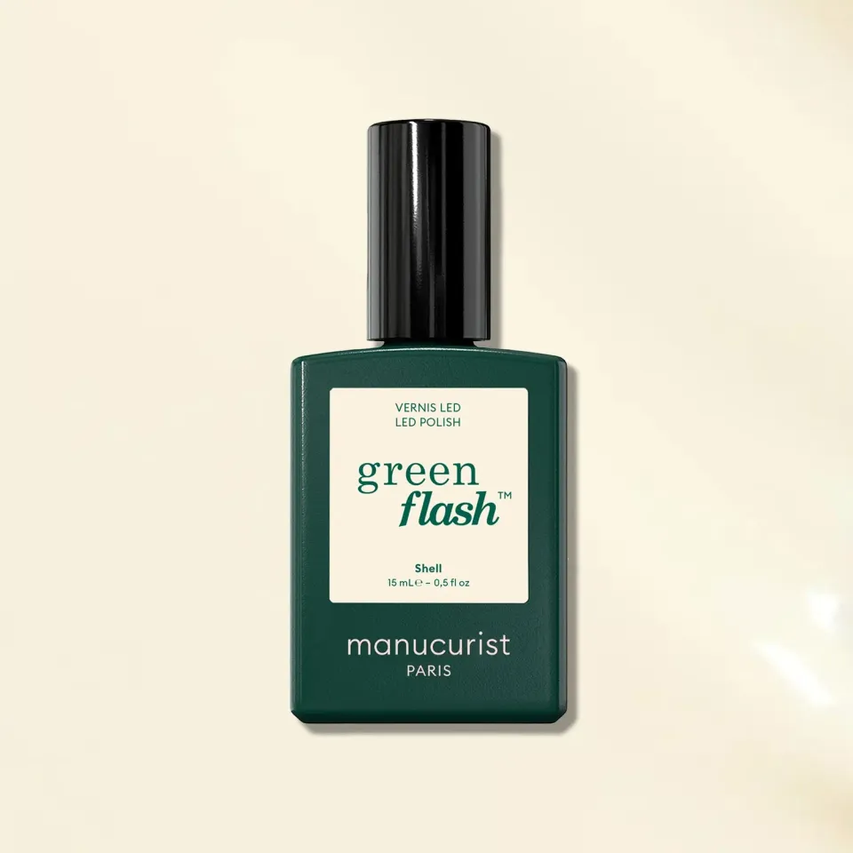 Manucurist Green Flash Shell gel polish offwhite opak
