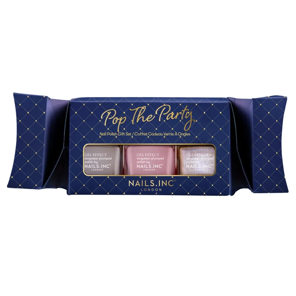 Nails Inc London Pop The Party neglelakksett 3-pk fest