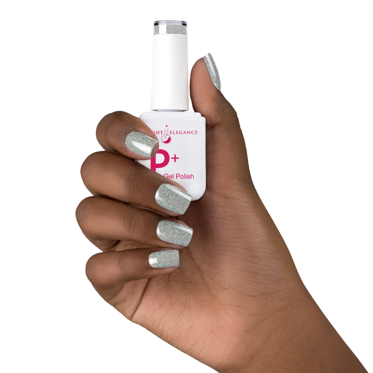 Light Elegance P+ Disco Glitter gellakk 10 ml holografisk