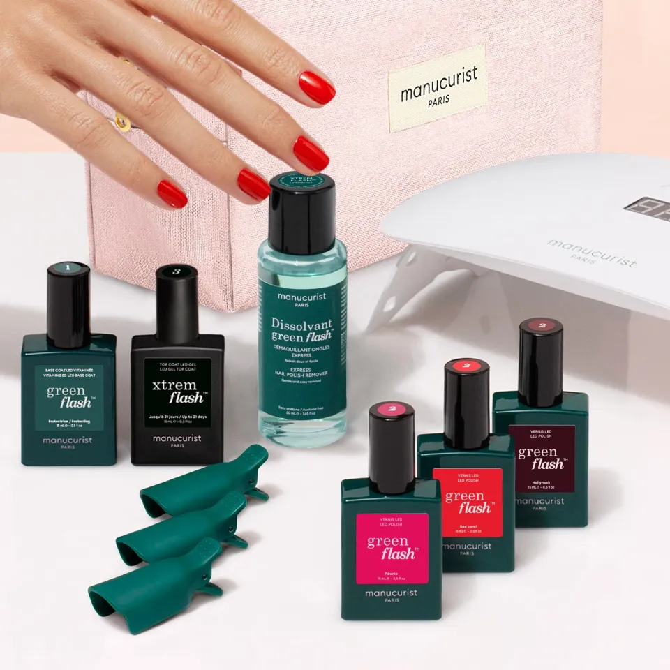 Manucurist Green Flash Starter Kit gellakk sett 21 dager