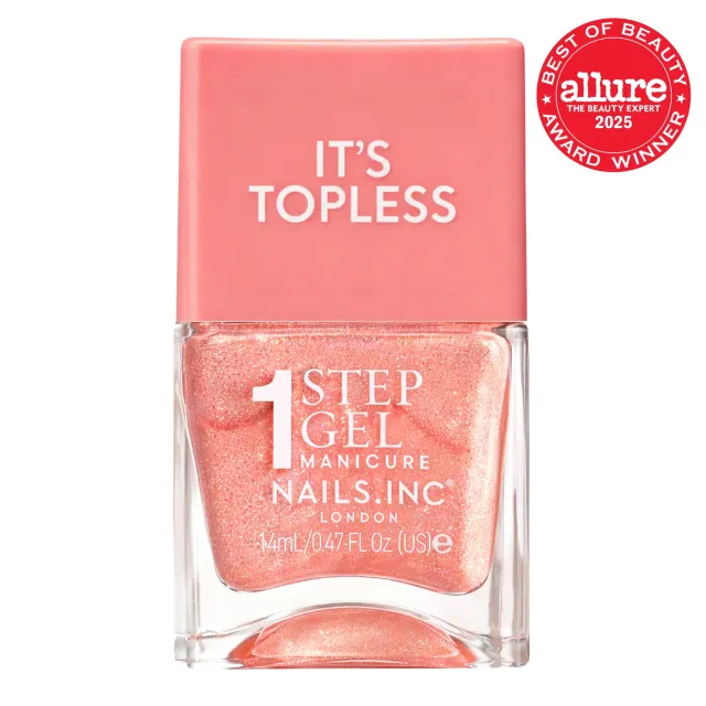 Nails Inc It's Topless Millie neglelakk 1-step gel