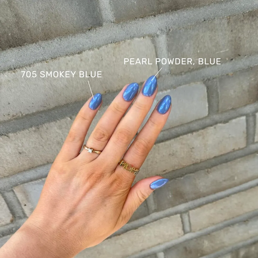 The Gel Collection Pearl Powder neglepulver 4 stk perlemor