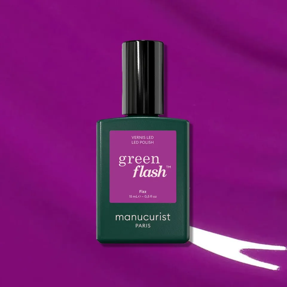 Manucurist Green Flash Fizz gellakk lilla magenta