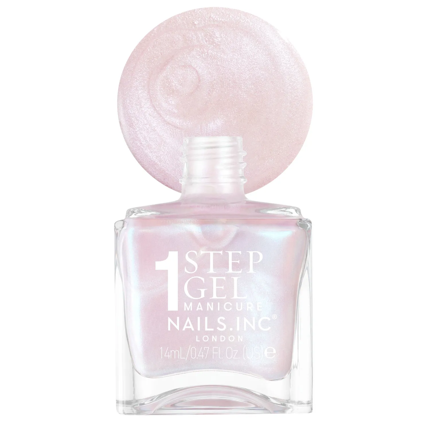 Nails Inc It's Topless Kat 1-Step Gel neglelakk blank