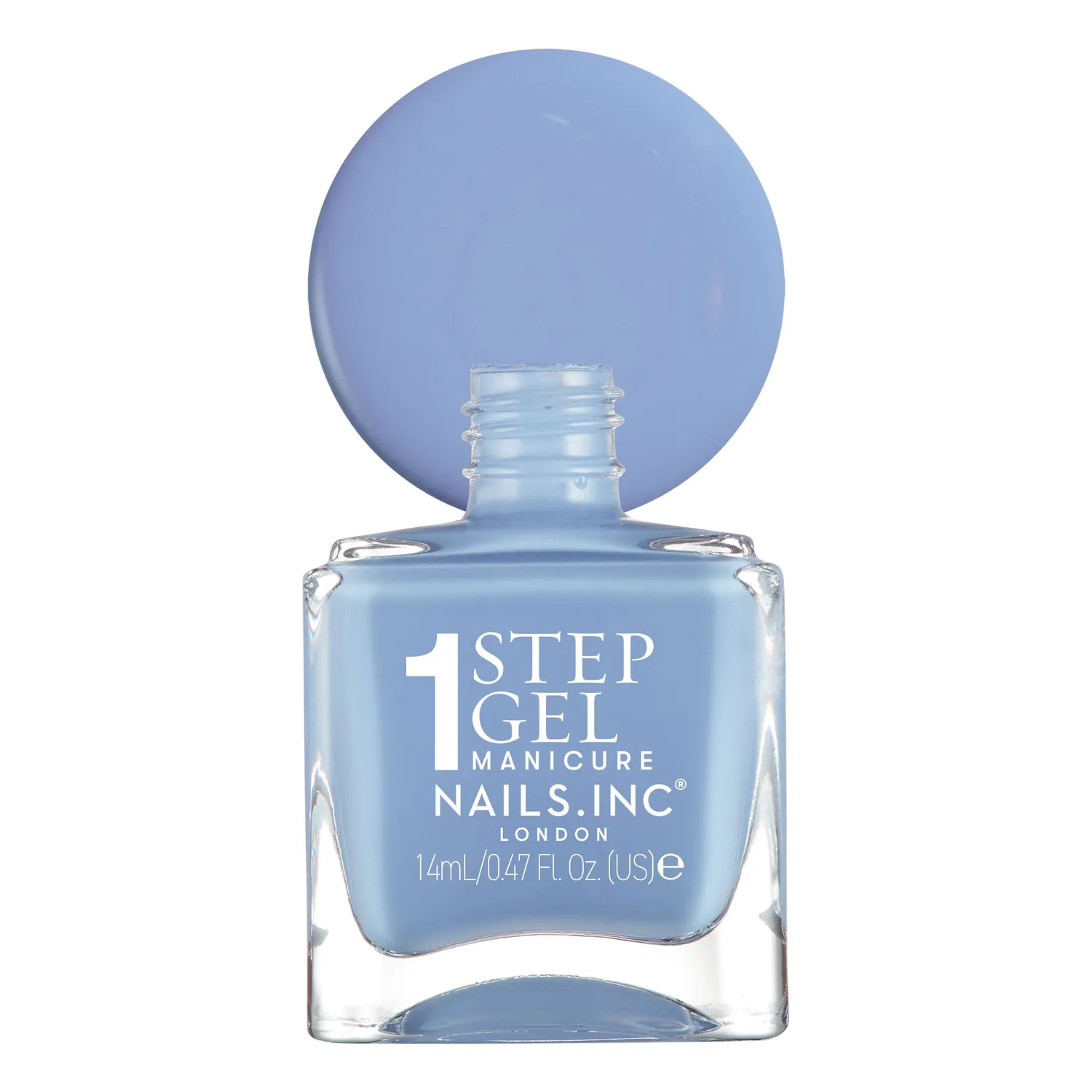 Nails Inc It's Topless Skye neglelakk 1-step gel