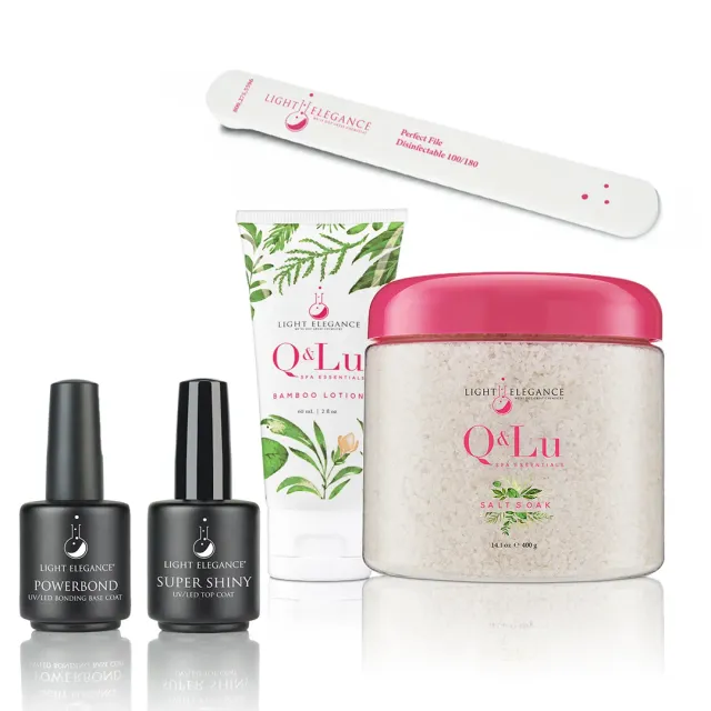 Light Elegance Pedicure Starter Bundle pedikyrsett 5 deler