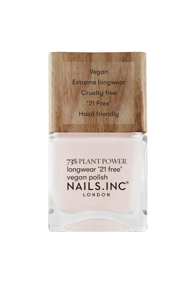 Nails Inc Plant Power Be Fearless neglelakk hvit vegan