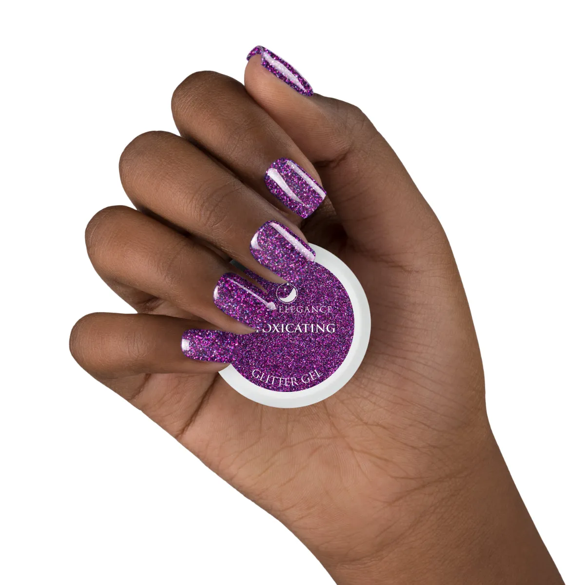 Light Elegance Intoxicating glittergel 10 ml fuchsia lilla