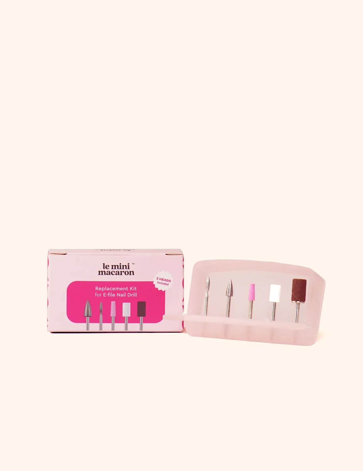 Le Mini Macaron E-File neglefil hoder refill 9 stk