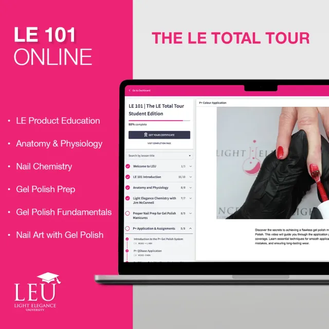 Light Elegance 101 Total Tour nettkurs negler online