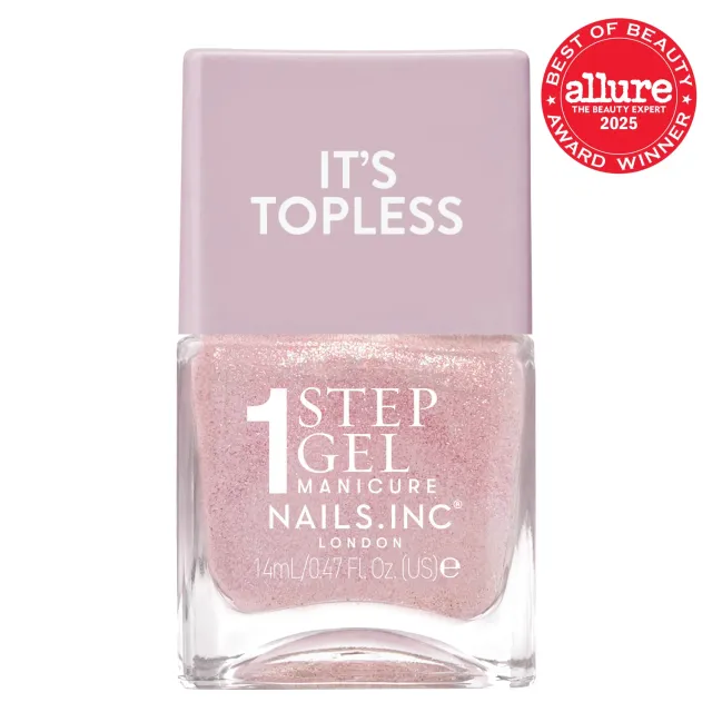 Nails Inc It's Topless Alina neglelakk 1-step gel-effekt