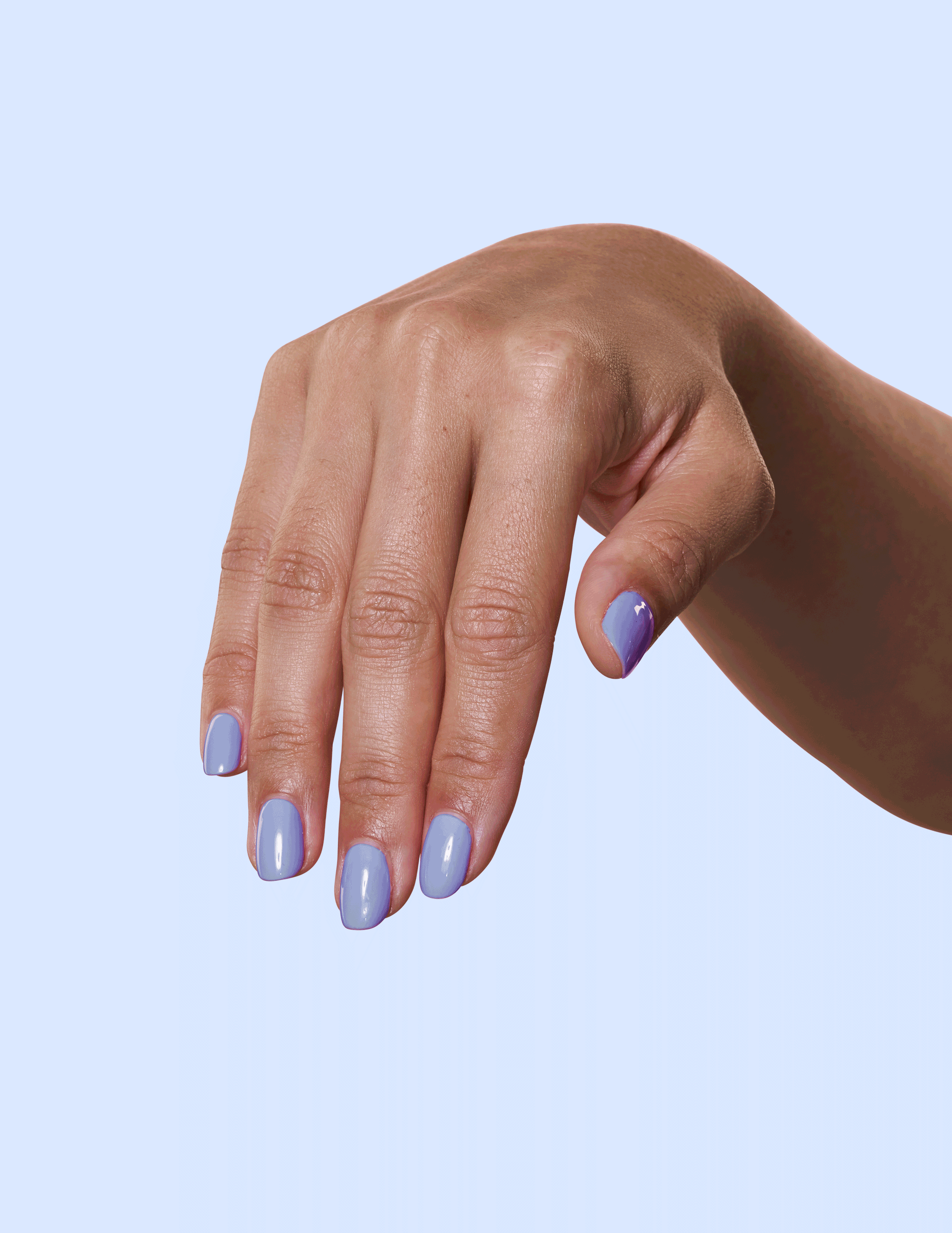 Le Mini Macaron Fleur Bleue gellakk 8,5 ml lyseblå