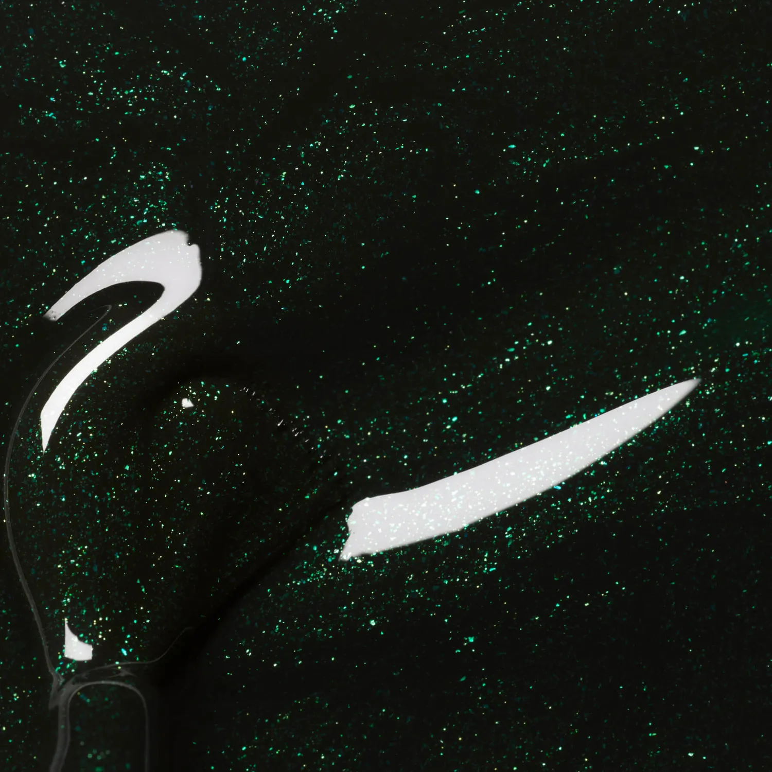 Manucurist Green Flash Poison gellakk glitter grønn