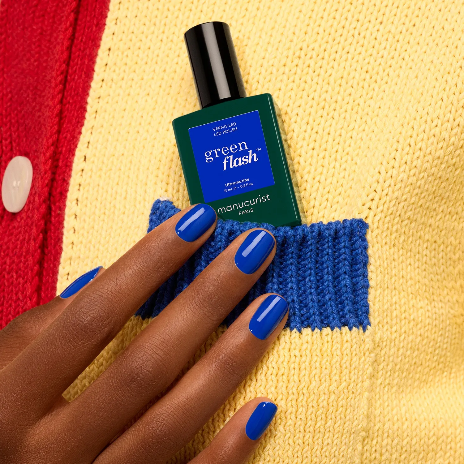 Manucurist Green Flash Ultramarine gellakk elektrisk blå