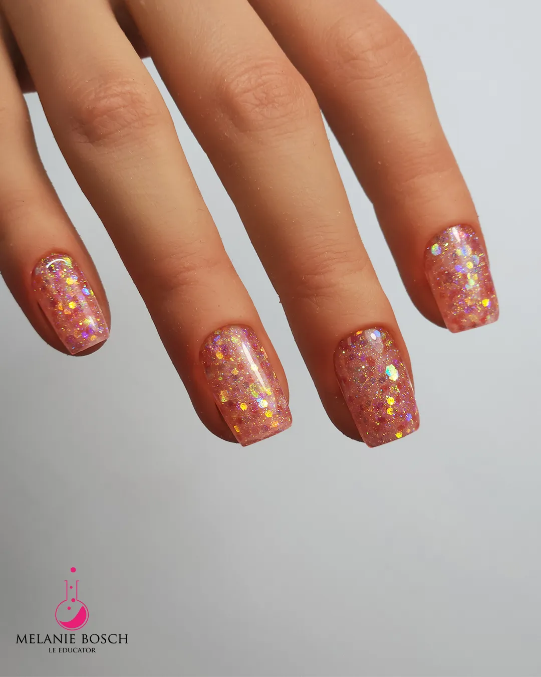 Light Elegance I Need Some Space glittergel 10 ml korall