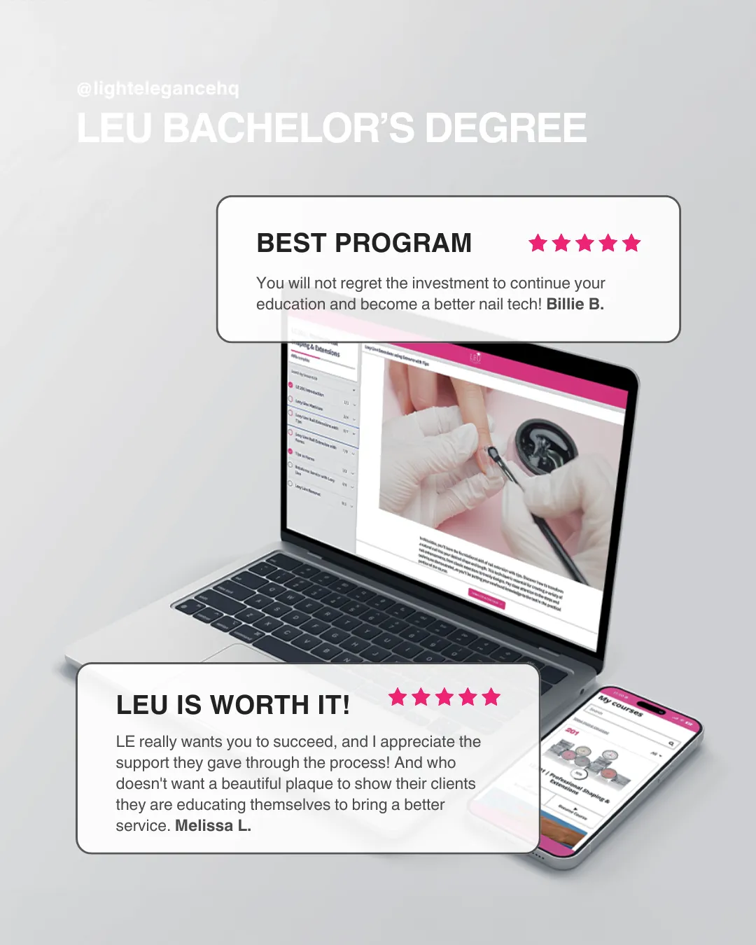Light Elegance LEU 2.0 Bachelor's Degree nettkurs art