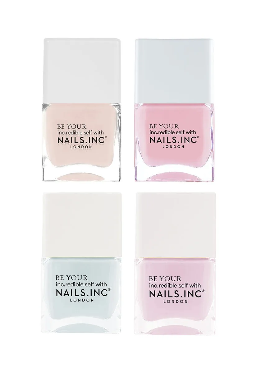 Nails Inc London Get It Macaron neglelakk 4-pk pastell