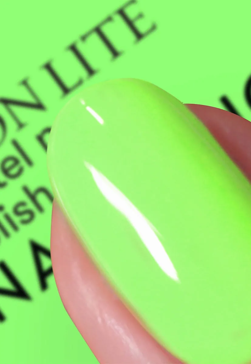 Nails Inc Lightcliffe Road neglelakk neon krem