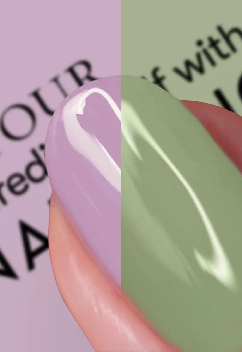 Nails Inc London Matcha Mood neglelakk duo grønn 2-pk