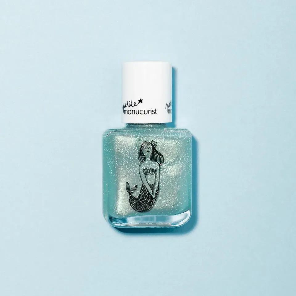 Manucurist Bonnie barne-neglelakk havblå glitter