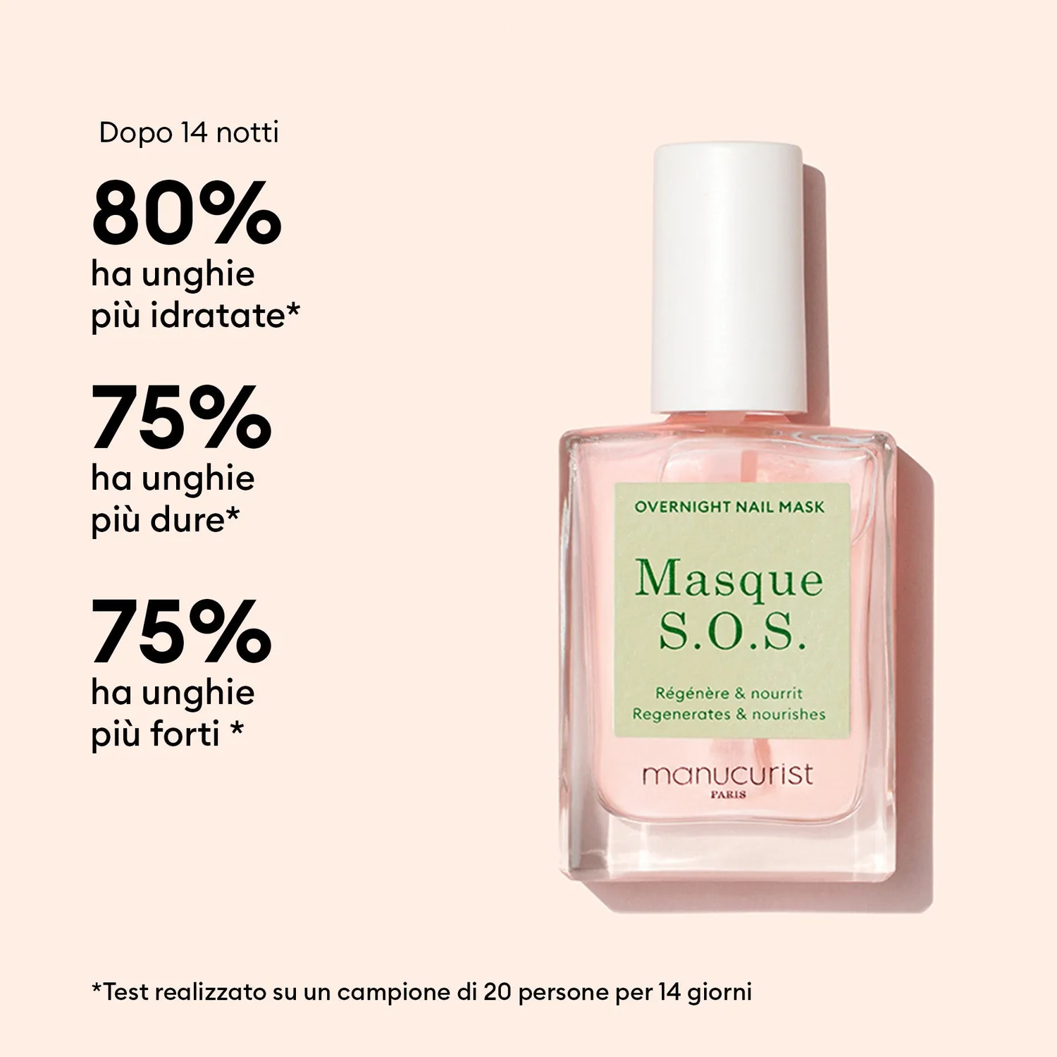 Manucurist S.O.S. Mask neglemaske nattreparasjon