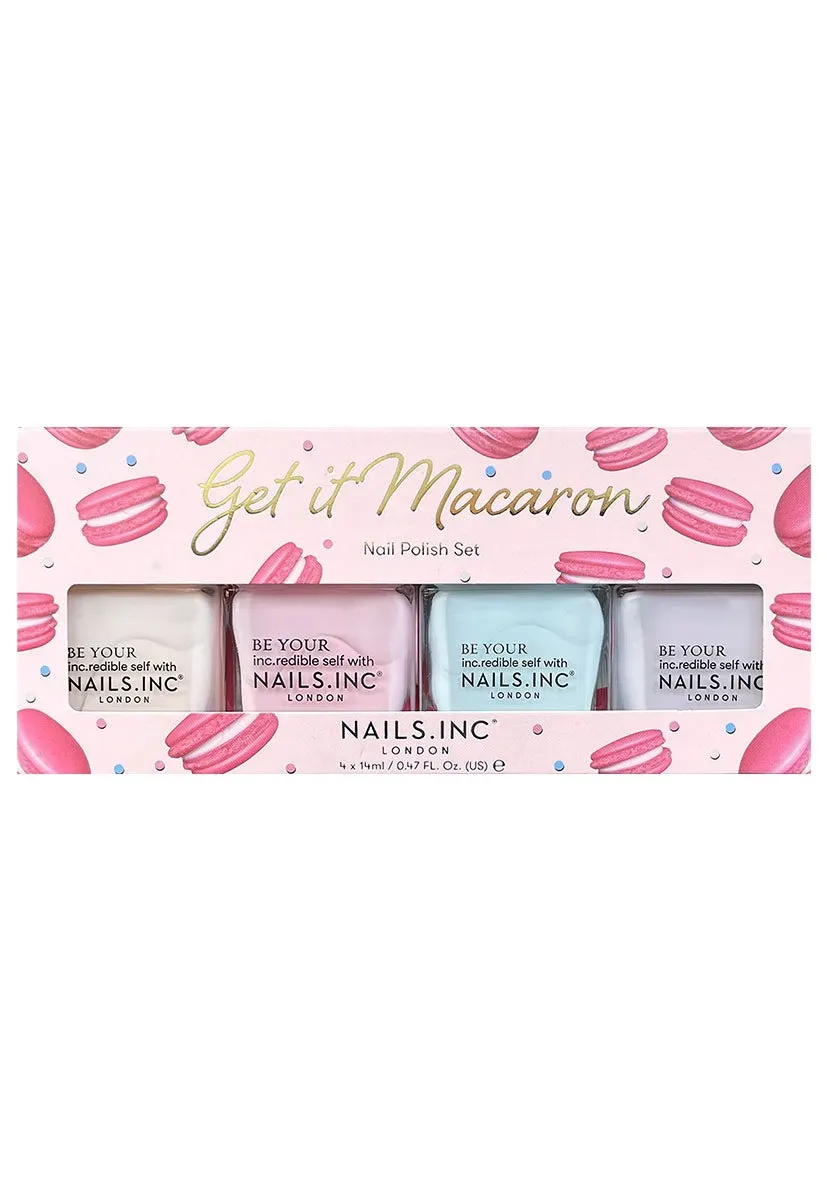 Nails Inc London Get It Macaron neglelakk 4-pk pastell