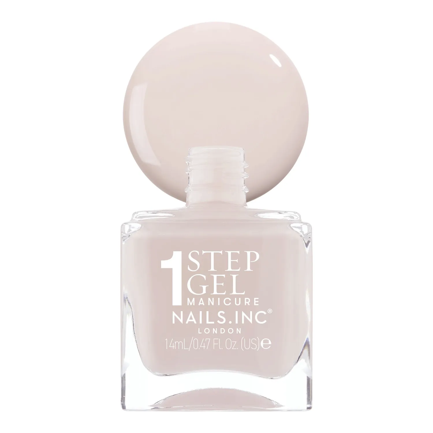 Nails Inc London It's Topless Melissa neglelakk 1-step gel