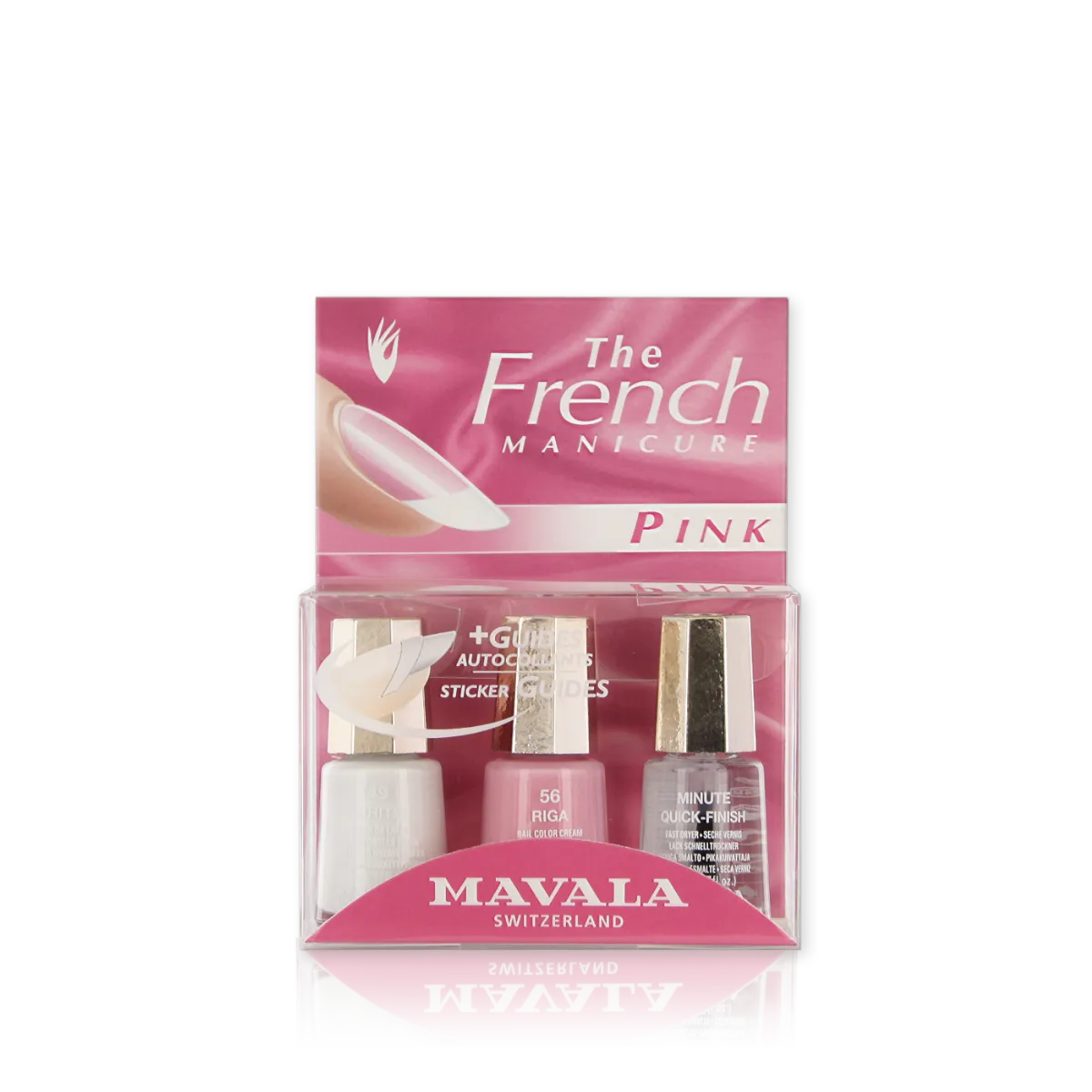 Mavala French Manikyr neglelakksett hvit rosa