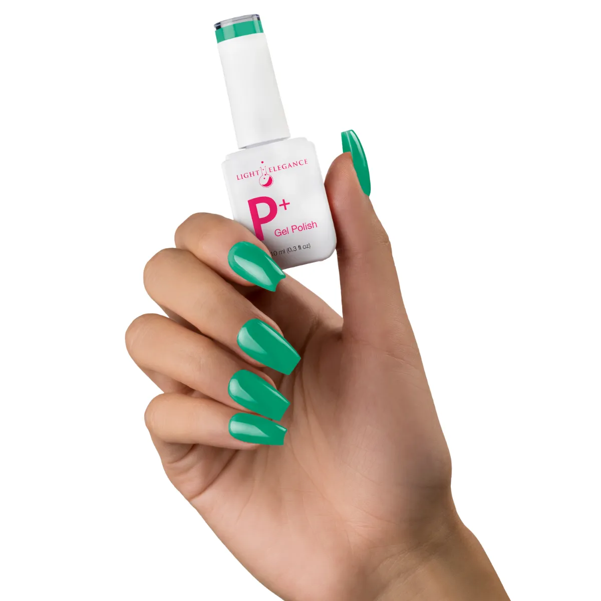 Light Elegance P+ Night Terror Teal gellakk 10 ml turkis krem