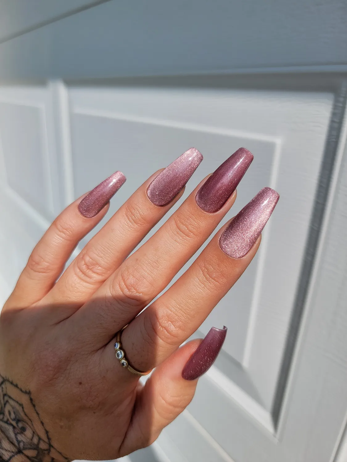 Light Elegance Cat Eye Illusion gel polish bundle magnetisk + veske