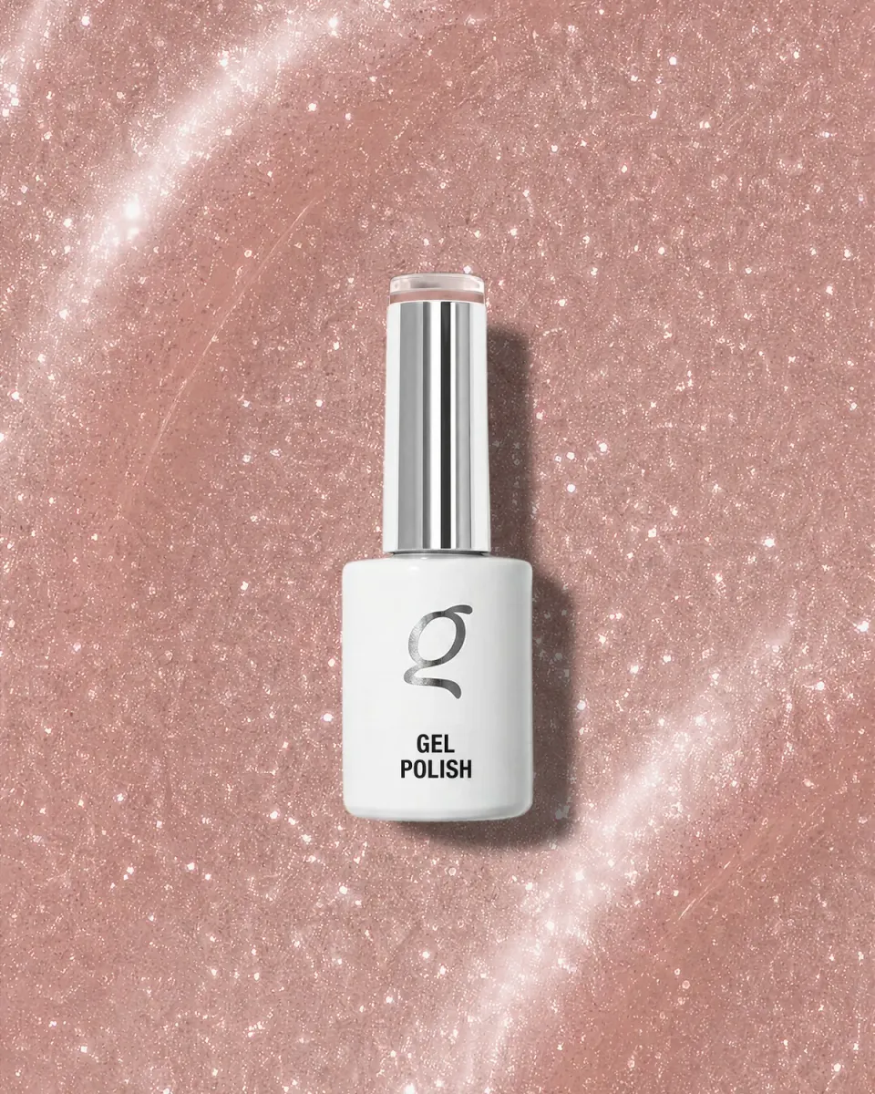 The Gel Collection 181 Out Of Office gellakk brun glitter transparent