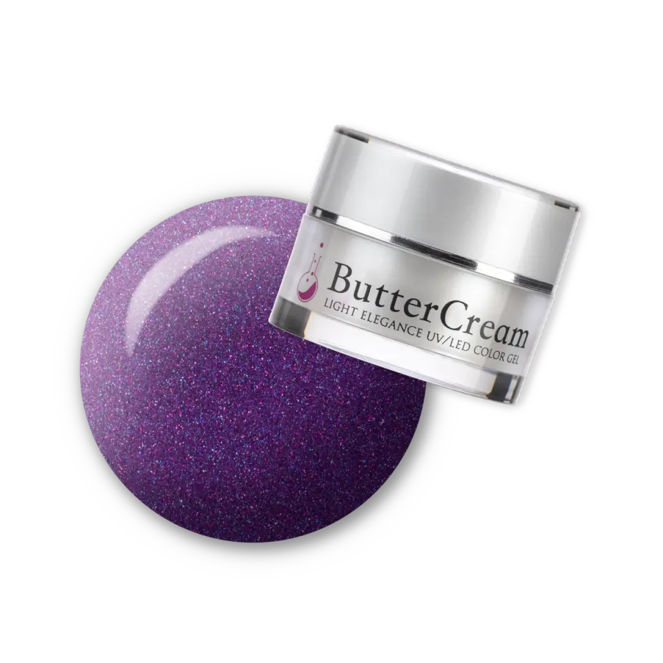 Light Elegance ButterCream Dark Secret fargegel lilla shimmer