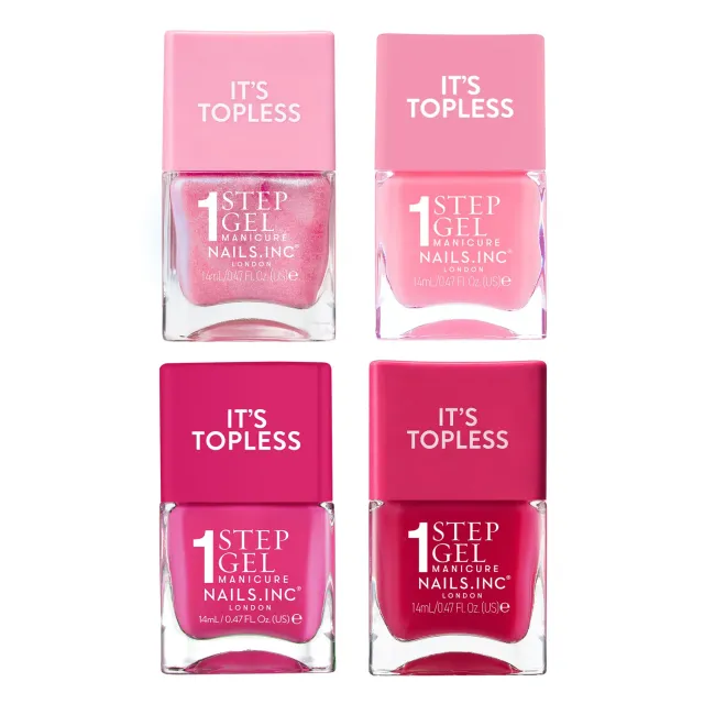 Nails Inc London Its Topless Guava Girl neglelakk blank
