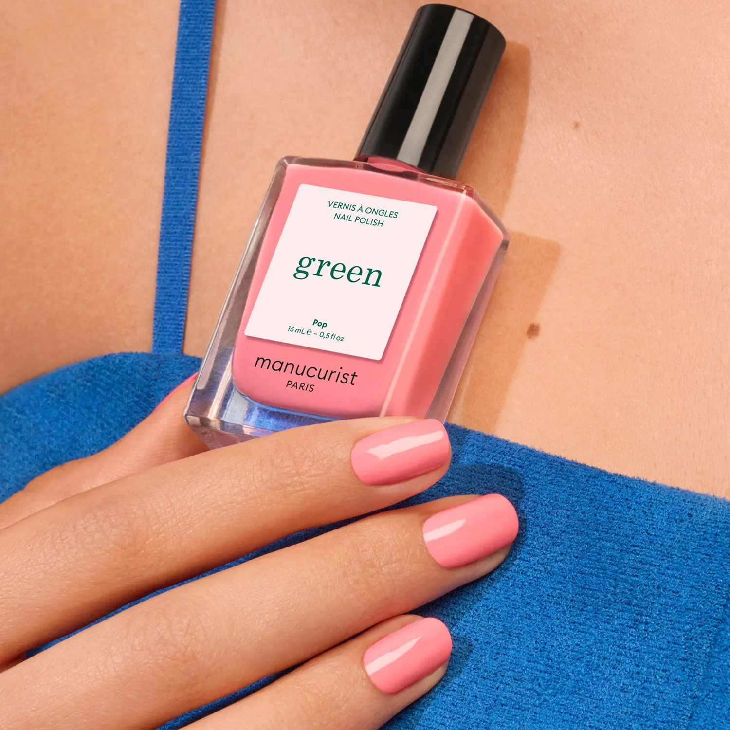 Manucurist Green Pop neglelakk – neonrosa skimmer