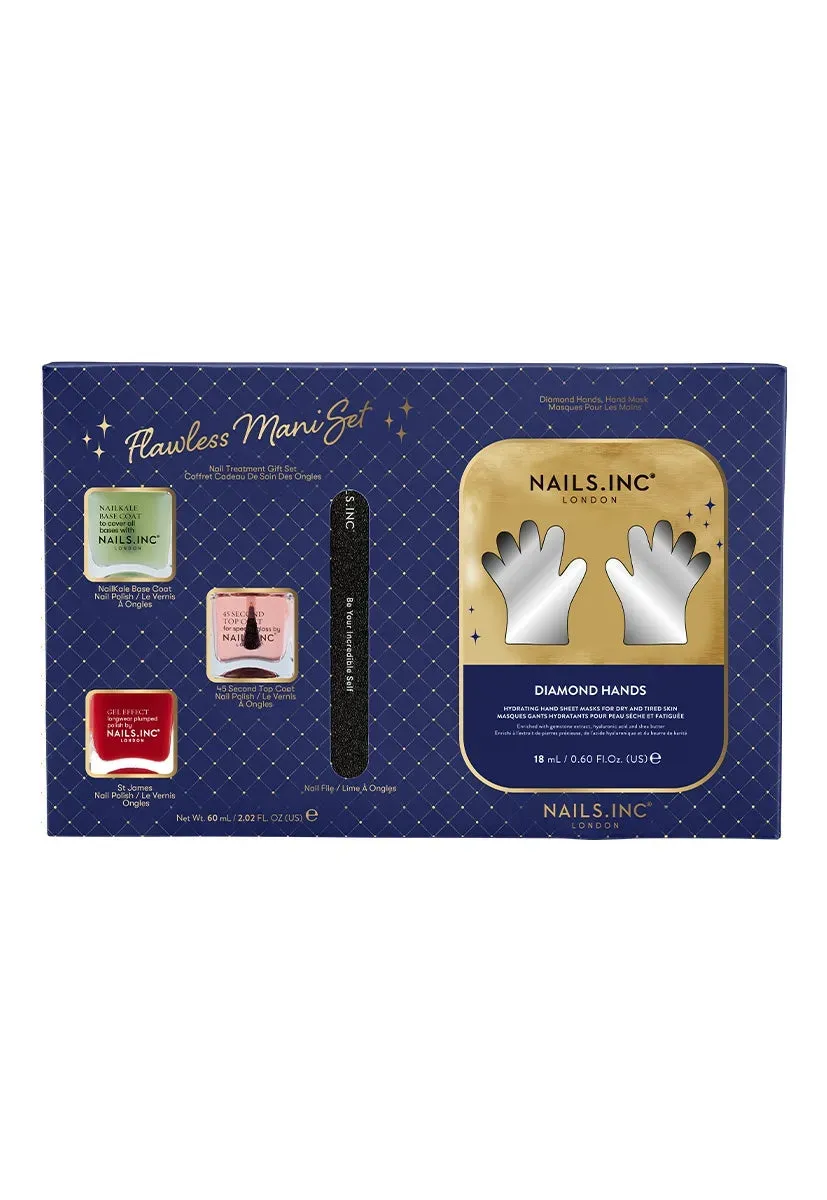 Nails Inc Flawless Mani neglepleiesett gaveeske styrkende