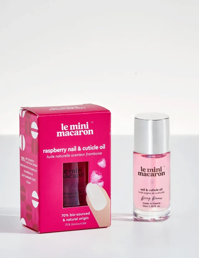 Le Mini Macaron Berry Bisous negleolje 10 ml bringebær