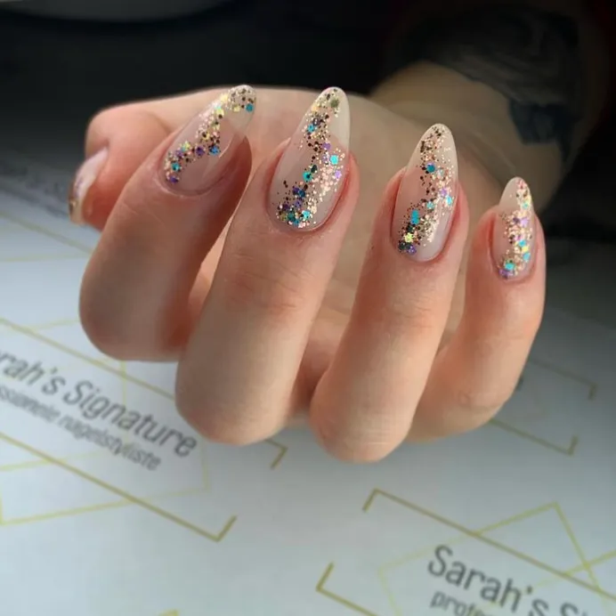 Light Elegance Sophia glittergel 10 ml champagne