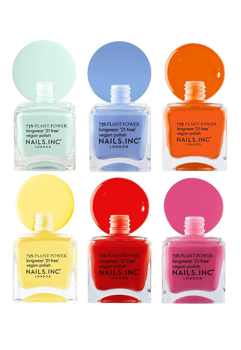 Nails Inc Follow The Rainbow neglelakksett 6-pakning creme