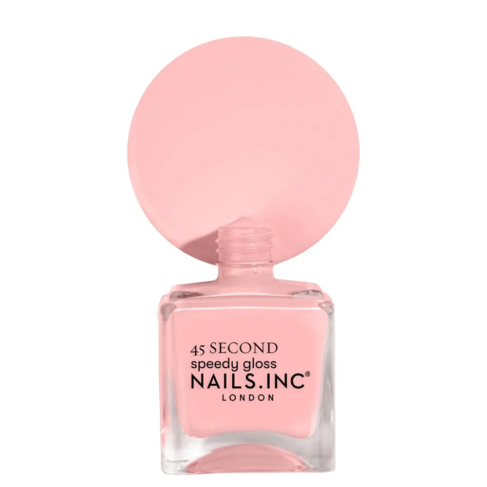 Nails Inc 45 Second Knightsbridge Nights neglelakk rosa