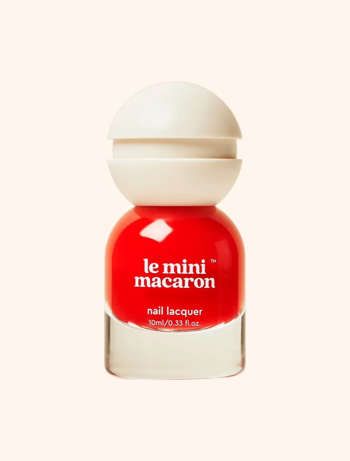Le Mini Macaron Le Sweet Cherry Red neglelakk 10 ml rød