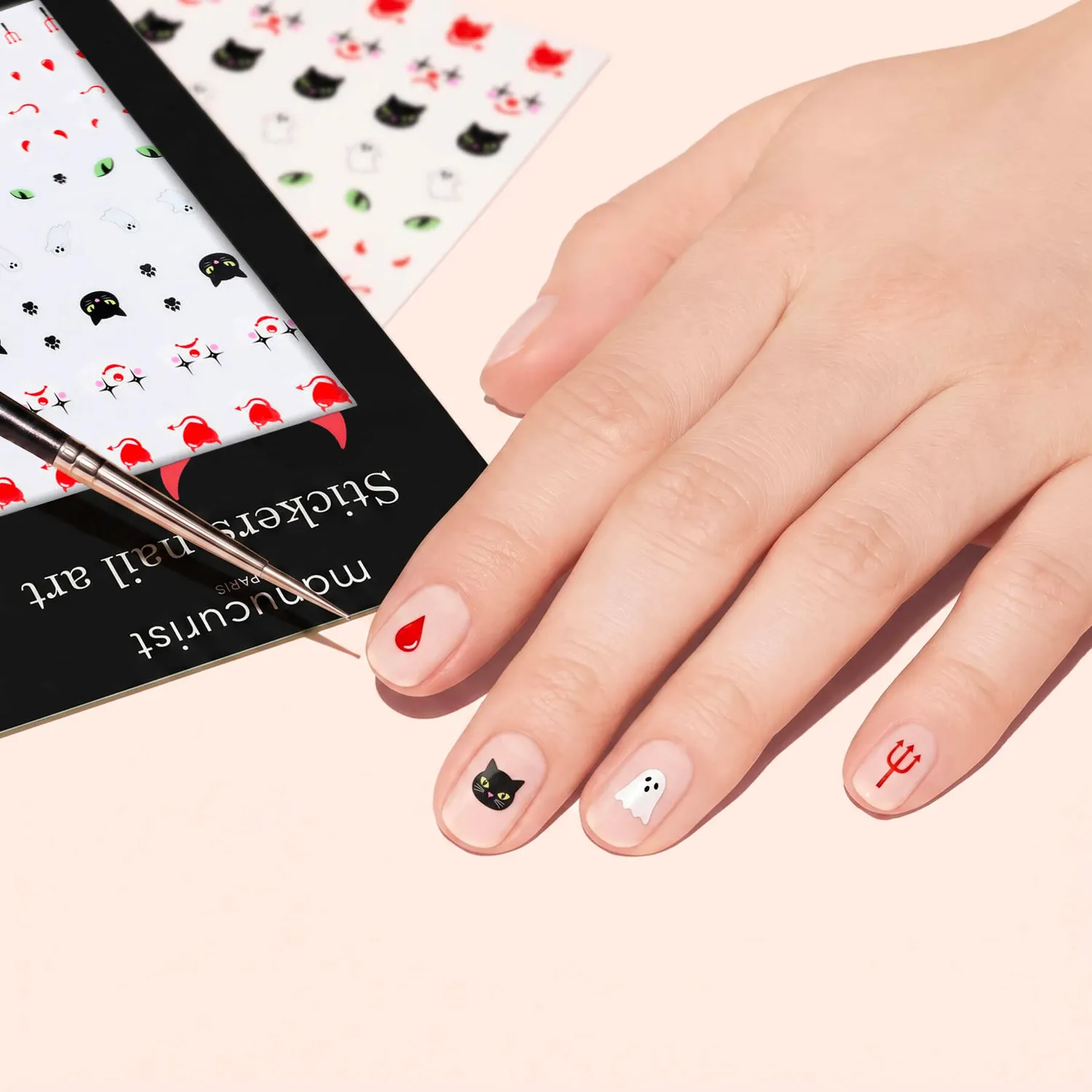 Manucurist Nail Art negleklistremerker halloween 3 ark