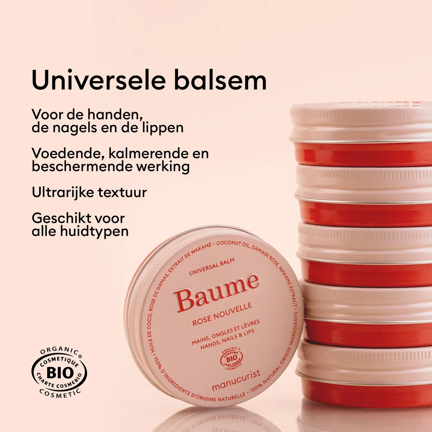 Manucurist Rose Balm neglebalsam Rose Balm 100% naturlig